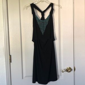 BCX Beaded Neckline Dress Size Medium